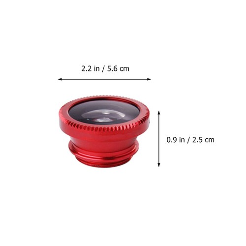 2 Sets Mobile Phone Lens Fish Eye for Camera Macro Multi-function Clip - 第 2/12 張圖片