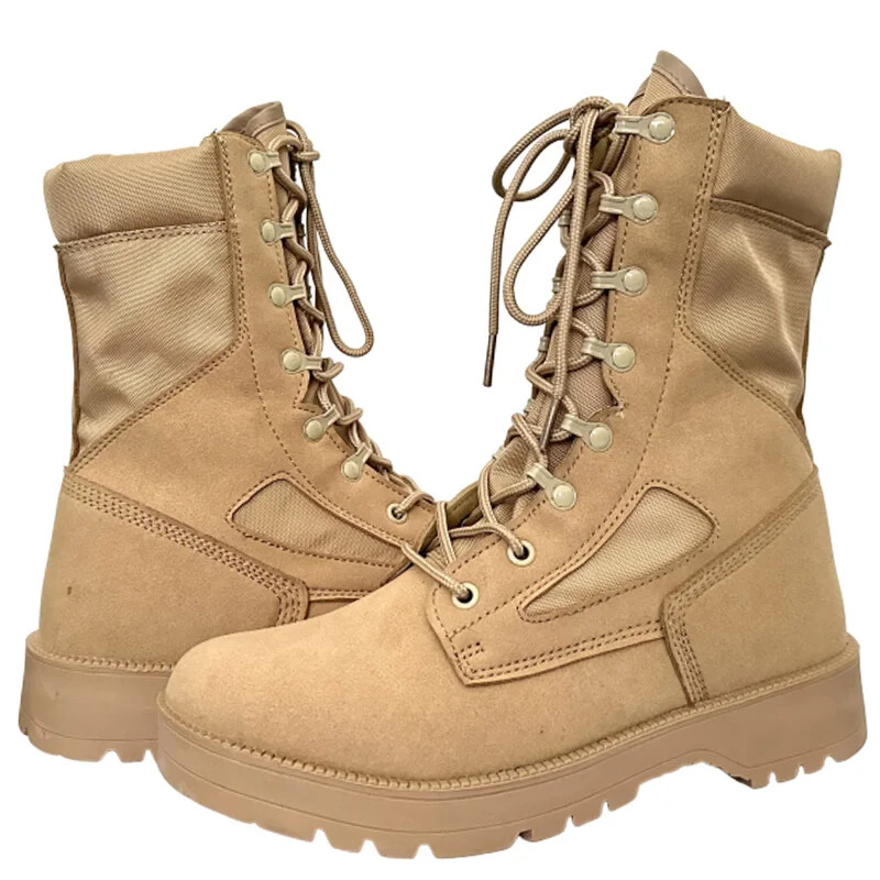 Tactical Combat Hiking Boots for Men - Breathable Desert Ankle Boots-image