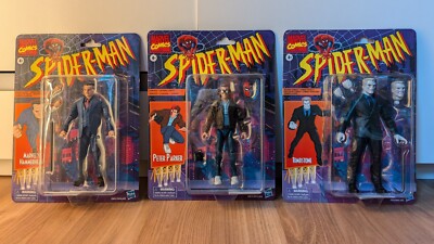 NEU OVP! Marvel Legends Spider-Man Retro Figures (6 inch / 15 cm)