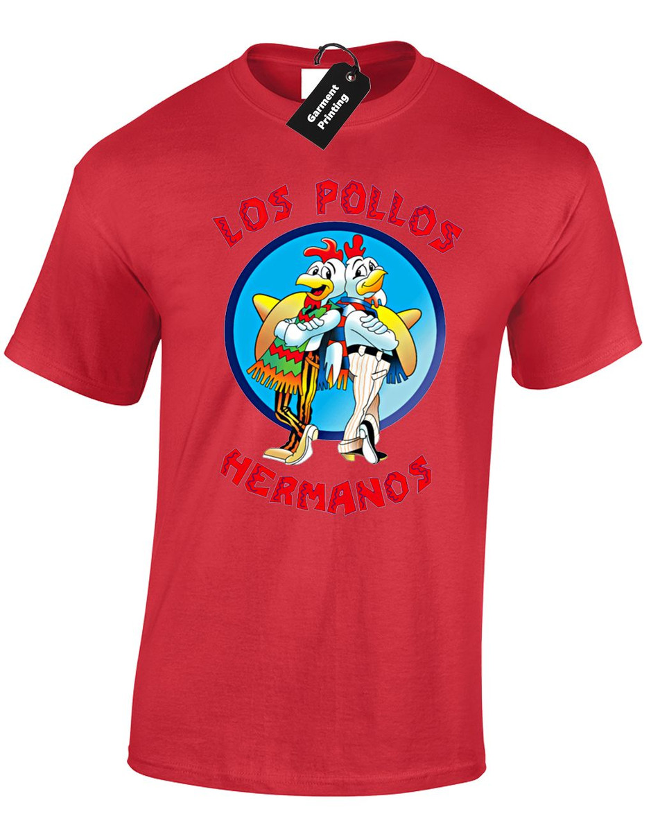T-Shirt Los Pollos Hermanos – Divertente Serie TV Breaking Bad – Cotone Verde – Taglia M