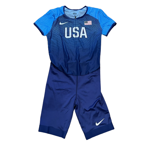 Nike Pro Elite Team USA Track & Field Speed Suit 898154-xxx Mens Size Medium New - Picture 6 of 10
