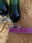 Vintage Handblown Green Cordial Glasses Set Of 5 — photo 7
