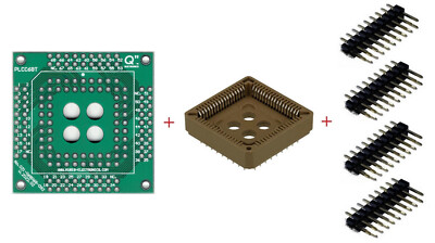 PLCC68T to 4 x IDC2x9 - Assembly kit [US].