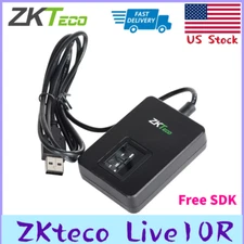ZKTeco 500DPI ZK9500 Live10R Fingerprint Scanner Reader Sensor With USB Cable US