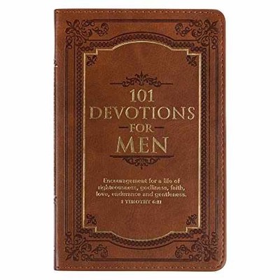 101 Devotions For Men, - Imitation Leather, by Christian Art Gifts - Very Good