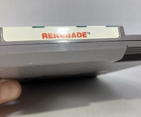 Renegade Nintendo Entertainment System NES (Taito, 1987) Authentic Clean Tested