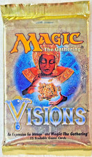 MTG: Visions Sealed Booster Pack Qty 1 Magic Gathering 1996 English NEW FROM BOX
