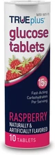 TRUEplus® Glucose Tablets, Raspberry Flavor - 10ct Tube (1) 