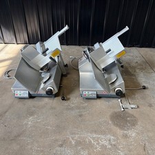 (2) Bizerba GSP Series HD33 Gravity Feed Meat and Cheese Slicer Parts / Repair
