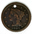 Photo of a 1846-P Large Cent from an eBay listing that sold on Jul 21, 2026