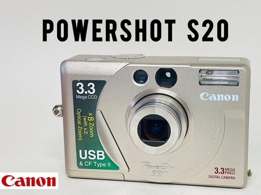 Canon PowerShot S20 vintage camera equipment - eBay listing photo 2