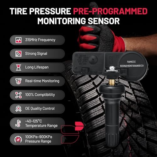 TPMS Sensor GM 315Mhz Tire Pressure Monitoring Sensor Compatible with Chevy - Bild 3 von 8