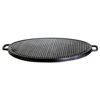 Gusseisen Grillplatte Ø 45 Cm, Beidseitig Verwendbar