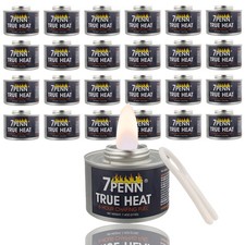 7Penn 6 Hour Fuel for Chafing Dish - 72pk Chafing Dish Burners with Lid Openers