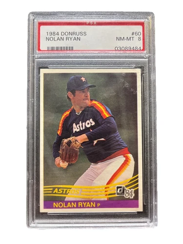 1984 Donruss - Nolan Ryan #60 PSA 8