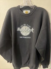Hard Rock Cafe San Francisco Vintage Crew Neck Sweatshirt Size XL Made In USA