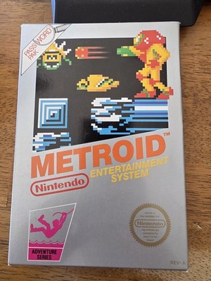 Metroid NES Nintendo Complete In Box CIB Grey Version Nice!