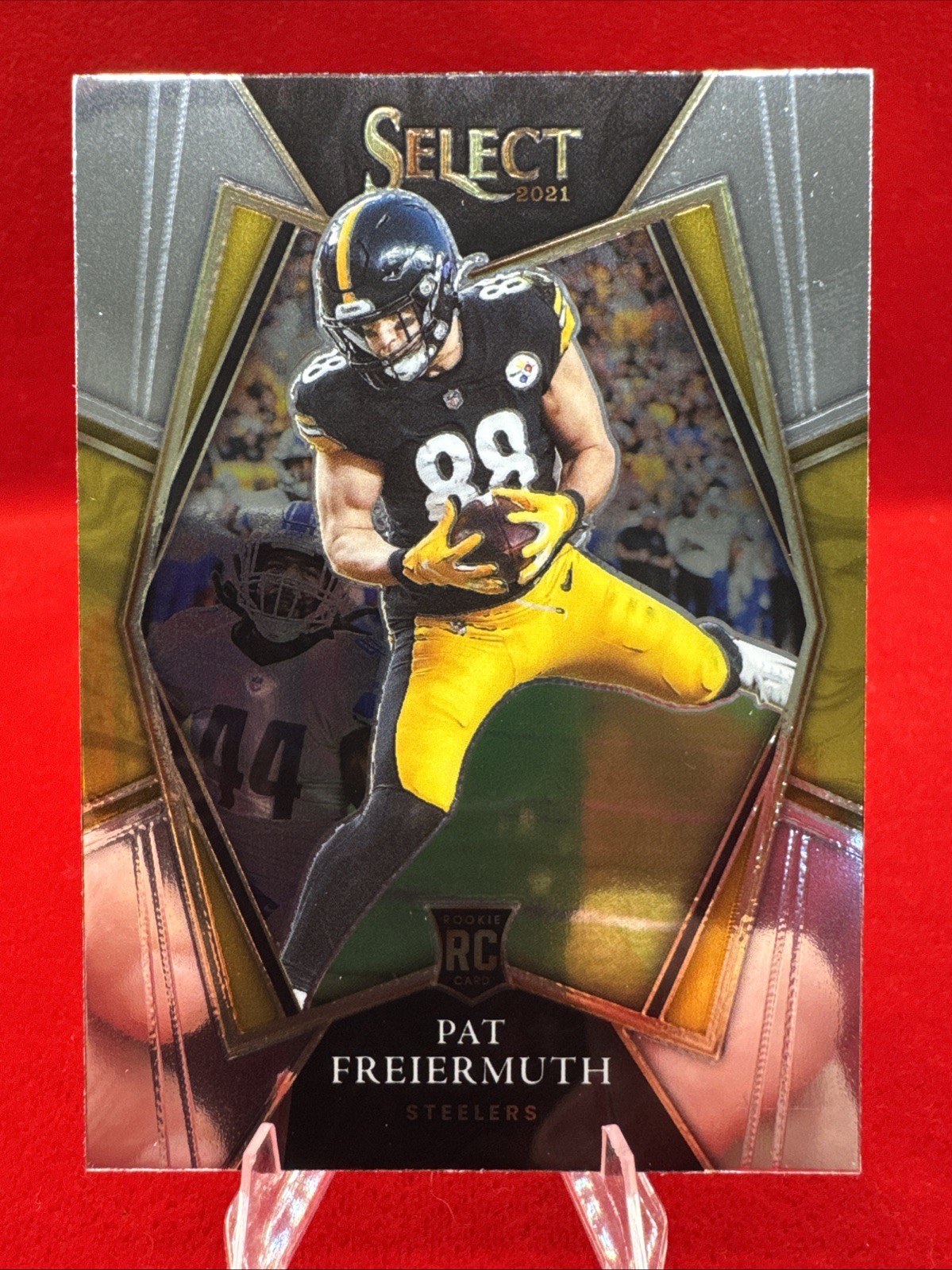 2021 Panini Select Pat Freiermuth  Premier Level Rookie RC #159 Steelers.  *10