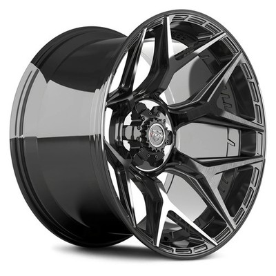 4Play 4P06 Wheel 20x9 (0, 8x170, 124.9) Black Single Rim