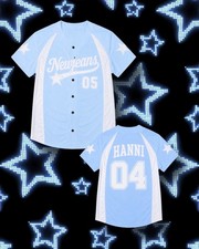 KPOP BASEBALL JERSEY CONCERT WORLD TOUR OUTFITS HANNI NEWJEANS Y2K OUTFIT BBI
