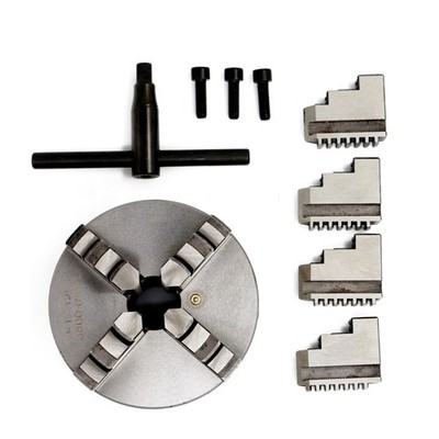 RATTMMOTOR 5'' 4-Jaw K12-125mm Self-Centering Lathe Linkage Chuck 3000R/Min 10...