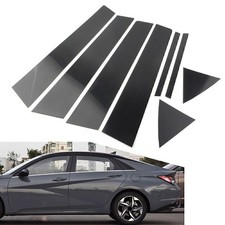 8x Tür leisten Zierleisten B Säule Verkleidung Für Hyundai Elantra Sedan 2017-18