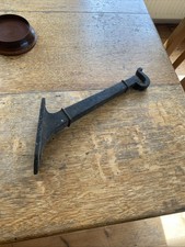 Large Vintage Cast Iron Light Lantern wall bracket Angled 45 degree