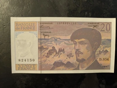 FRANCE billet 20 francs DEBUSSY - 1997 -  UNC-NEUF - Photo 1/2