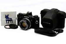 MINT Olympus OM-1N Black 35mm Film Camera AUTO-S 50mm F/1.8 From JAPAN
