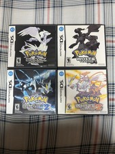 Pokemon Black 1 2  White 1 2 Nintendo DS LOT AUTHENTIC  TESTED