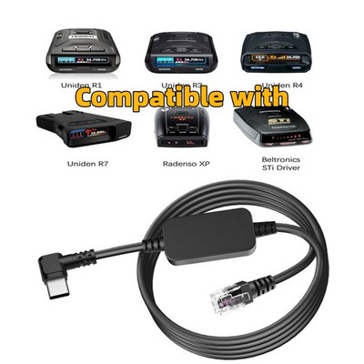 USB-C to RJ11 Plug Cable for Valentine One Gen1 Gen2