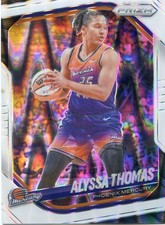 2025 Panini Prizm WNBA White Seismic #44 Alyssa Thomas, Phoenix Mercury