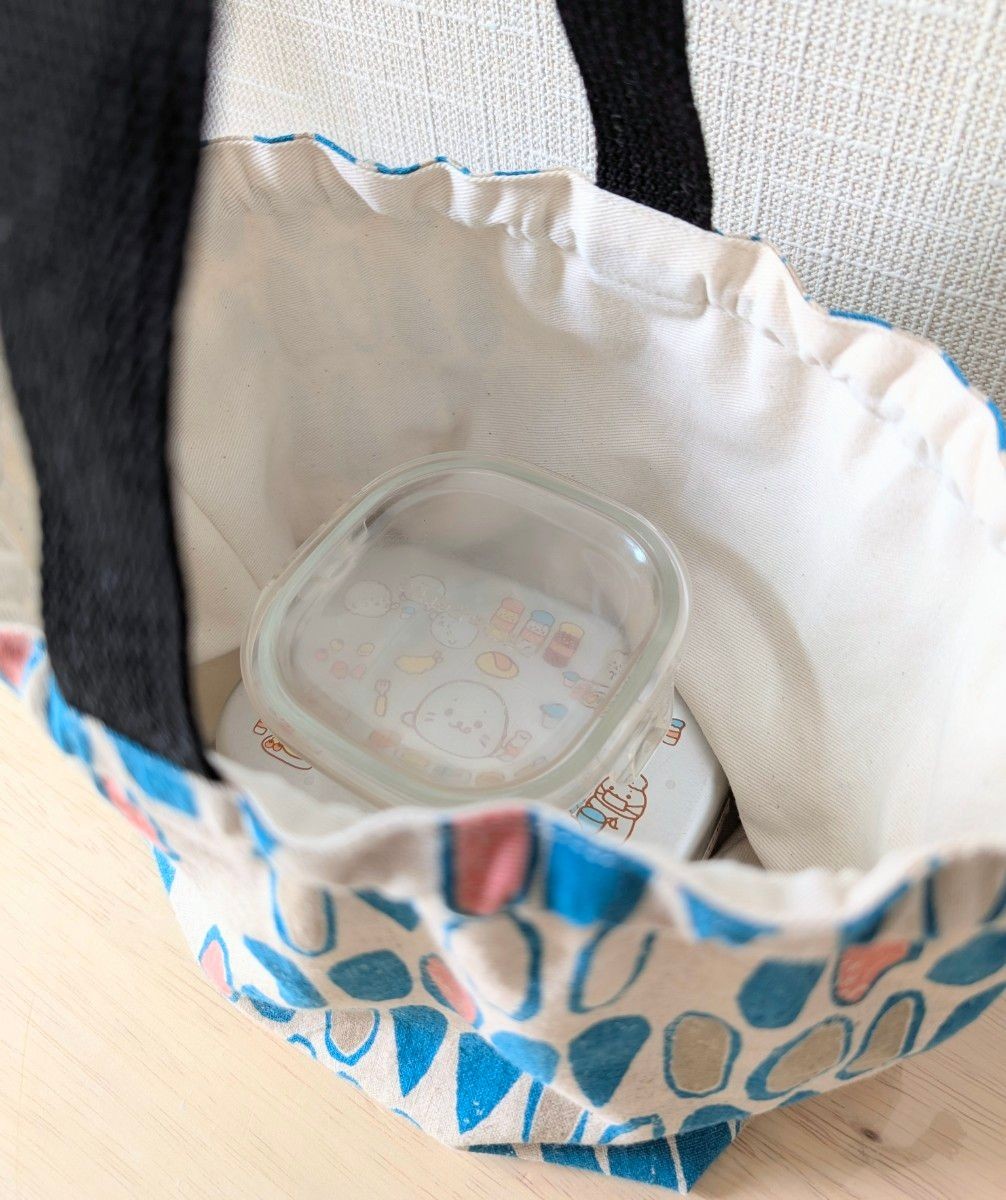 Drawstring bag Lunch bag Accessory case Drawstrin… - image 6