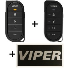 Viper 7856V 2-Way LED Remote  7656V 1-Way Remote with Viper Sticker Bundle