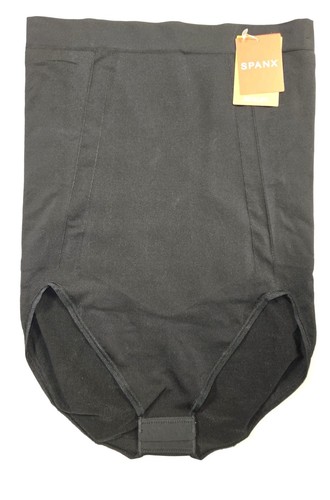 Spanx SS1815 Damen Shapewear hoch taillierter Slip schwarz Größe L $ 68 neu mit Etikett