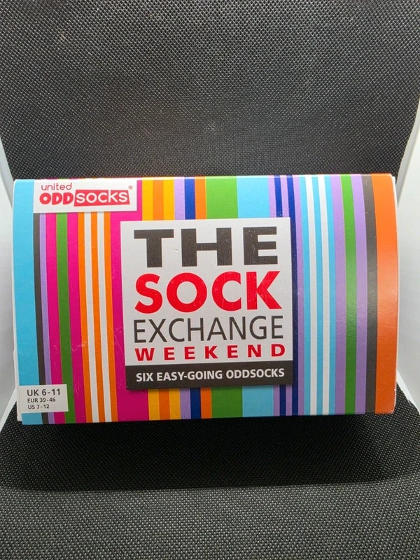 United Oddsocks The Sock Exchange Weekend : 6 Socks for Men UK 6-11 - BNIB