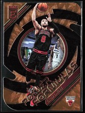 Zach LaVine 2021-22 Panini Elite Power Formulas Orange Die Cut #3 Chicago Bulls