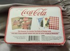 Coca Cola Playing Card Set Tin Double Deck Coke Bottle Santa Claus Retro Classic — photo 2
