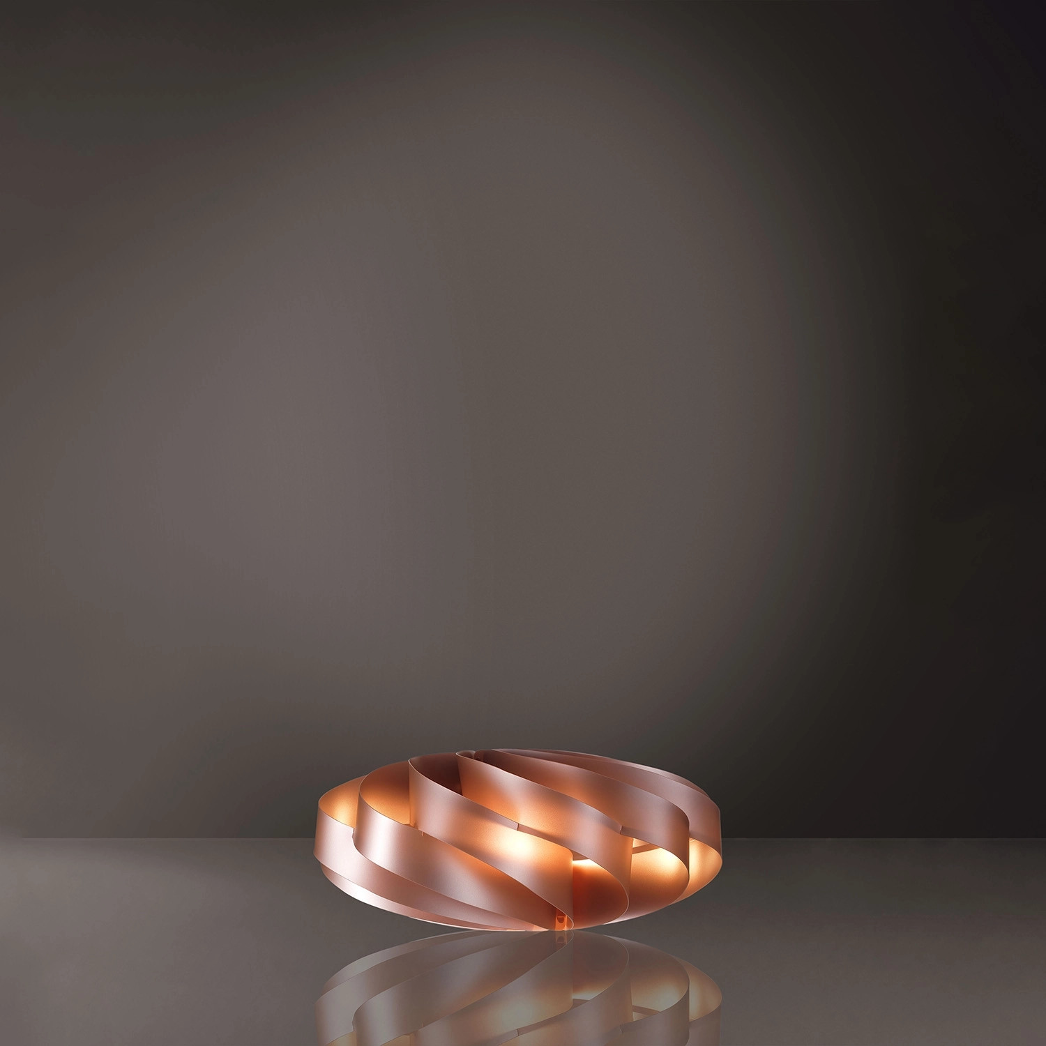 Lampada Scrivania Flat Polilux Rame E27 | Design Moderno Made in Italy