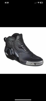 Dainese DYNO PRO D1 BLACK wasserdichter Schuh, schwarz, UK-Größe 7,5 /einmal getragen /