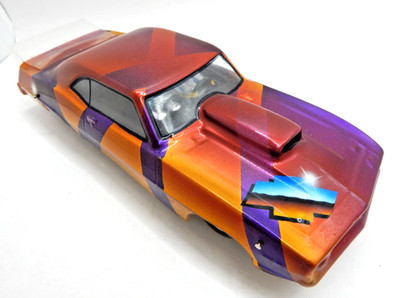 Vintage 1/24 1/25 Scale Drag Race Slot Car 69 Chevy Camaro Vtg 90's Custom Paint