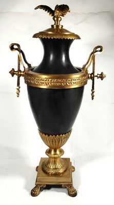 Zeckos 20 Inch Tall Brass Urn Design Finial