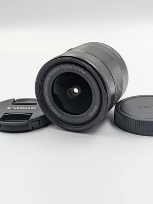 Objectif Canon EF-M 11-22mm f/4-5.6 IS STM avec bouchons [Near Mint] Japon - Photo 1/4