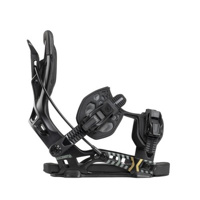 Flow NX2 Fusion Men's Rear Entry Snowboard Bindings, Black, X