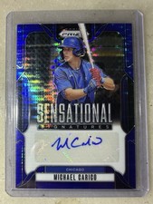 2025 Panini Prizm Sensational Signatures Michael Carico Cubs #SS-MC Auto /49