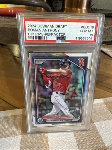 Roman Anthony 2024 Bowman Chrome Refractor Gem Mint