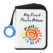 Baby's My First Family Album Holds 21 4x6 Photos, Baby Sun Photo Album Soft C...