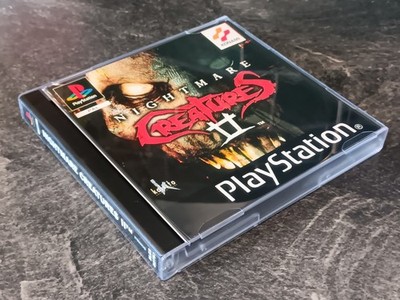 Playstation 1 PS1 Custom Fanmade Repro Ersatz Hülle /  Nightmare Creatures 2