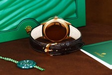 Rolex Cellini Date 39mm, Silver Guilloche Dial - 18kt Rose Gold on Strap, 50515 14