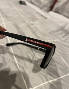 PRADA LINEA ROSSA PS A06S DG008F Black Rubber Red Mirror 59 mm Sunglasses